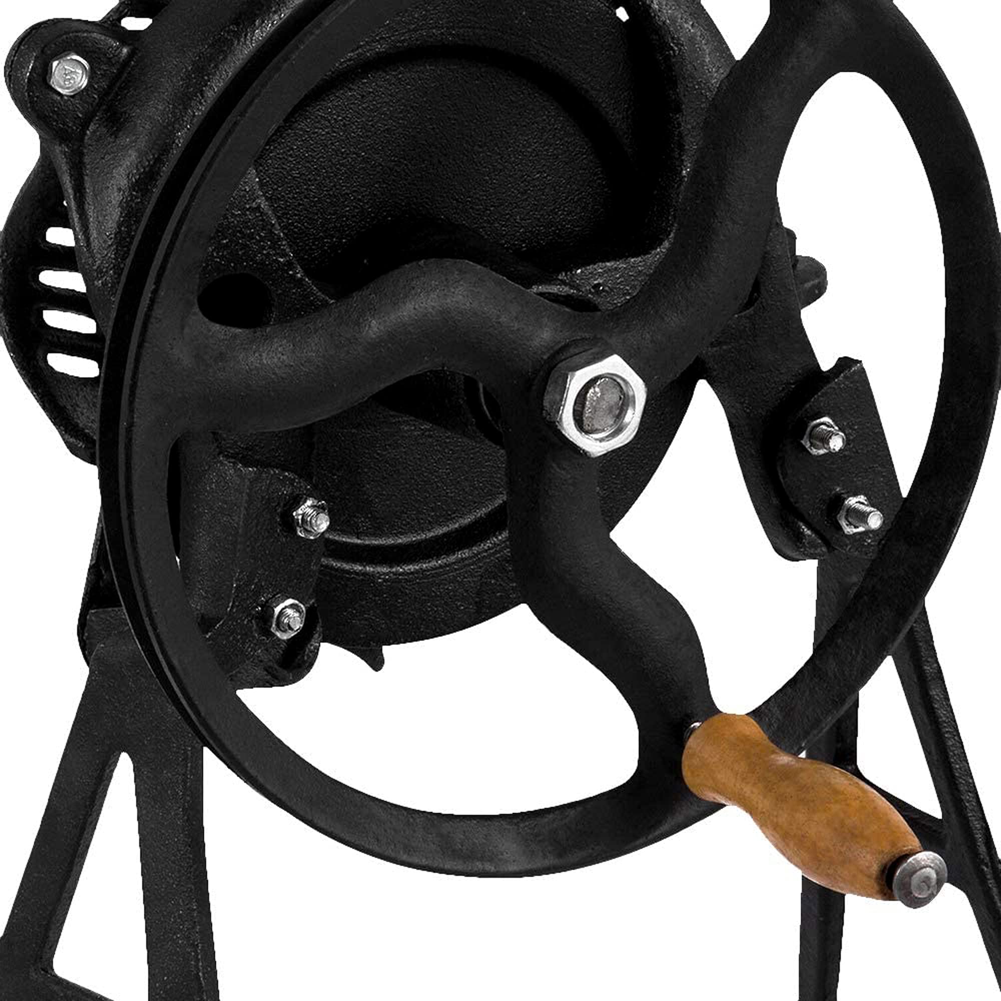 Trebbiatrice Manuale Per Mais, Sgranatrice Manuale Per Mais, Sgranatrice Per Mais In Ghisa Per Impieghi Pesanti Con Manico In Legno Tasso Di Trebbiatura 98% Per Rimuovere I Chicchi Di Mais Essiccato