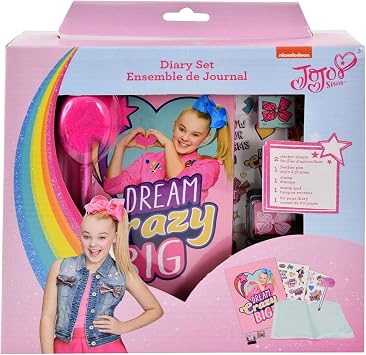 JoJo Siwa Sandy Lion Diary with Pen, Stamper and 2 Sticker Sheets