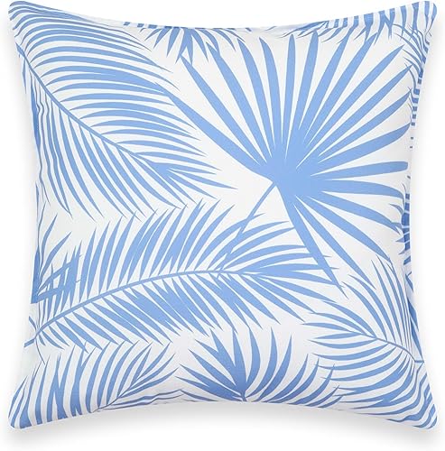 Miniatura 6 de Hofdeco Premium Solo funda de almohada Coastal Patio para interiores y exteriores, 20 x 20 pulgadas, repelente al agua para patio trasero, sofá,