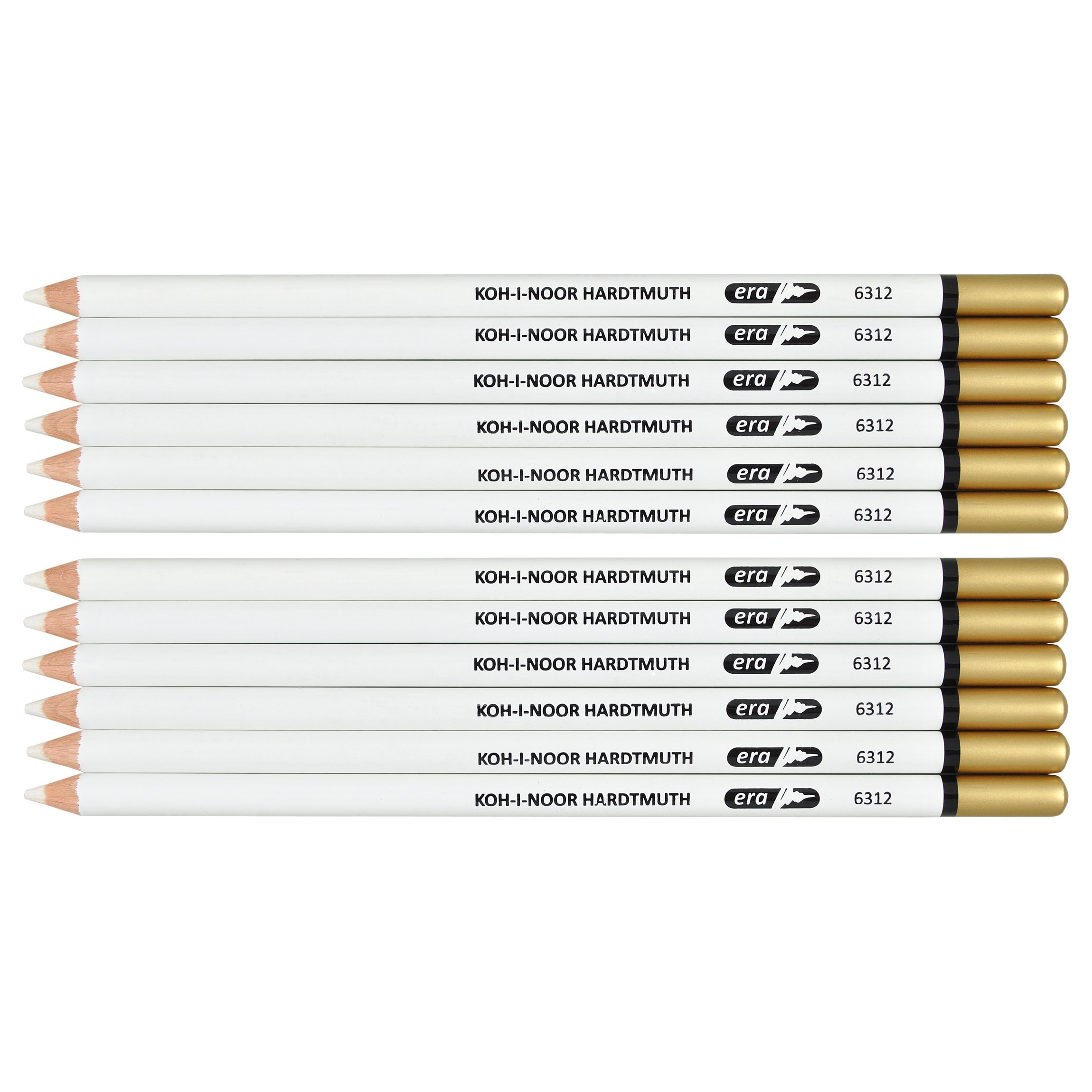 Koh-i-noor 12 ERA Eraser Pencils 6312.