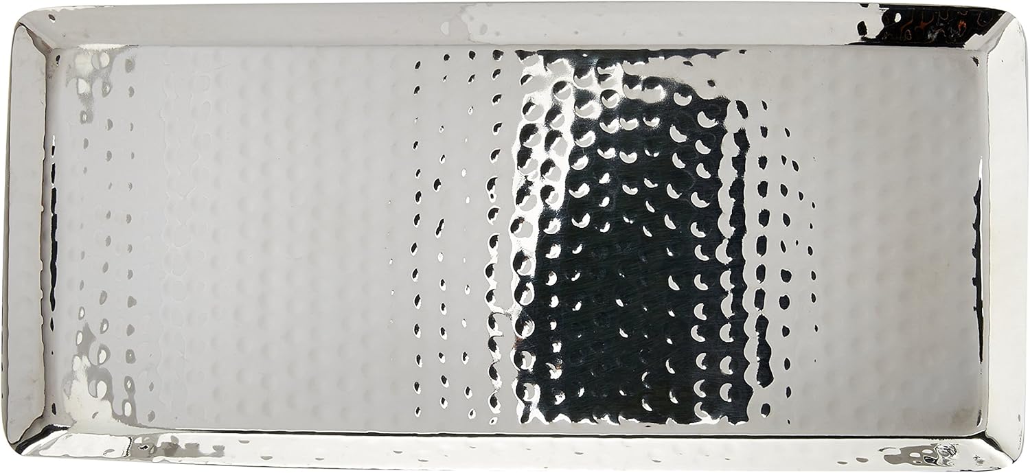 ❤ Crazy Deals Godinger Hammered Rectangular Tray, 11-Inch by 5-Inch