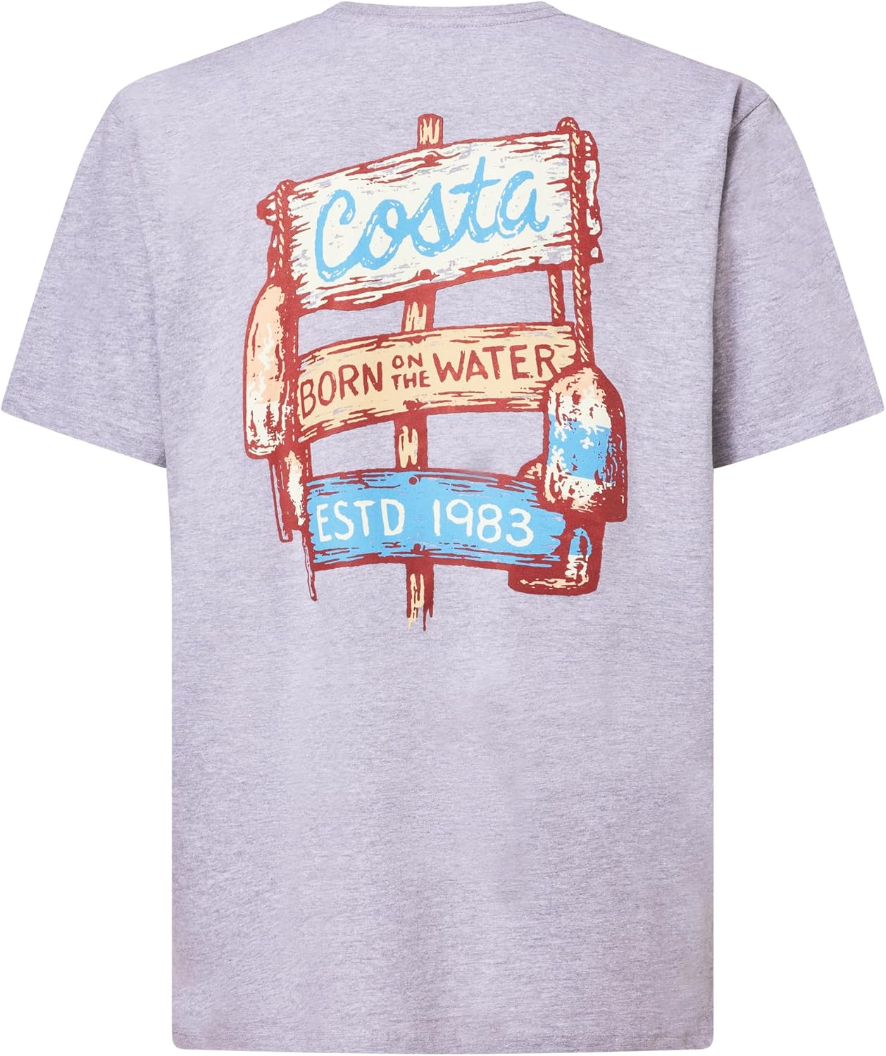 Costa Del Mar Mens Harbor Board T-Shirt - Image 2