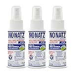 No Natz Botanical Insect Repellent, DEET-Free, Made with Natural Essential Oils, Non-Greasy Formula, Made in The USA, Fresh Scent, 2 Ounce Spray Bottle, 3-Pack