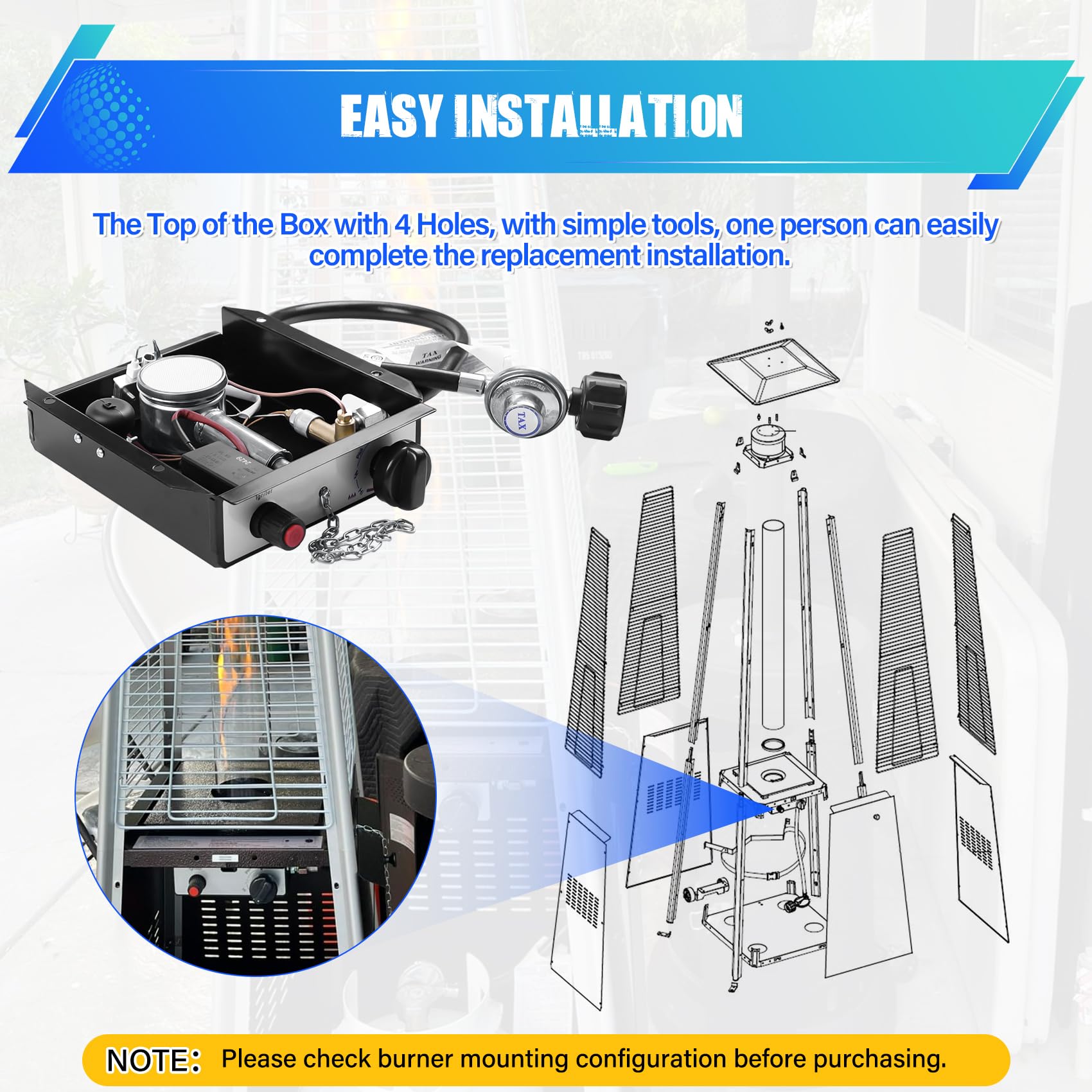 Hiland Patio Heater Partsnull