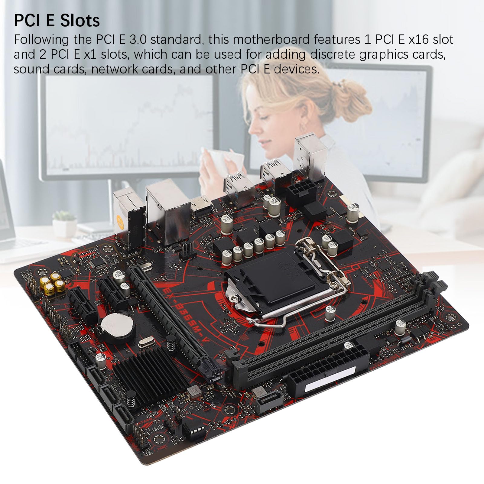 Amazon | EX-B365M-Vマザーボード、第9世代CORE＆CELERON CPUSのLGA