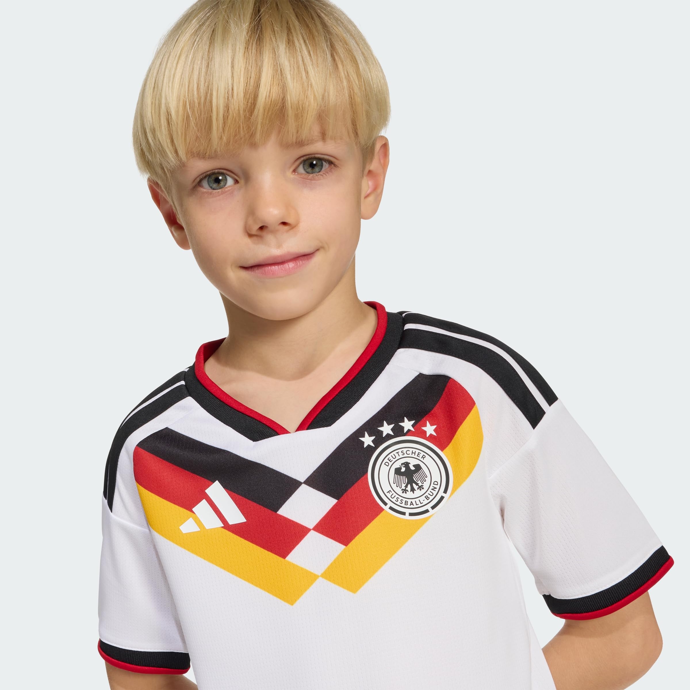 adidas Unisex Kids Deutschland 26 Kids Heim-Set White 104