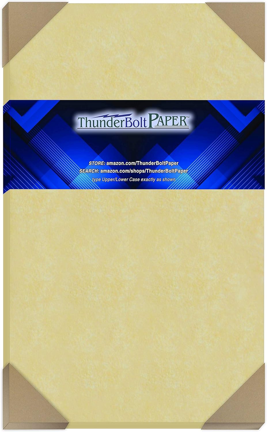 25 Gold Parchment 65lb Cover Weight Paper 8.5 X 14 Inches Cardstock Colored Sheets Legal Size -Printable Old Parchment Semblance