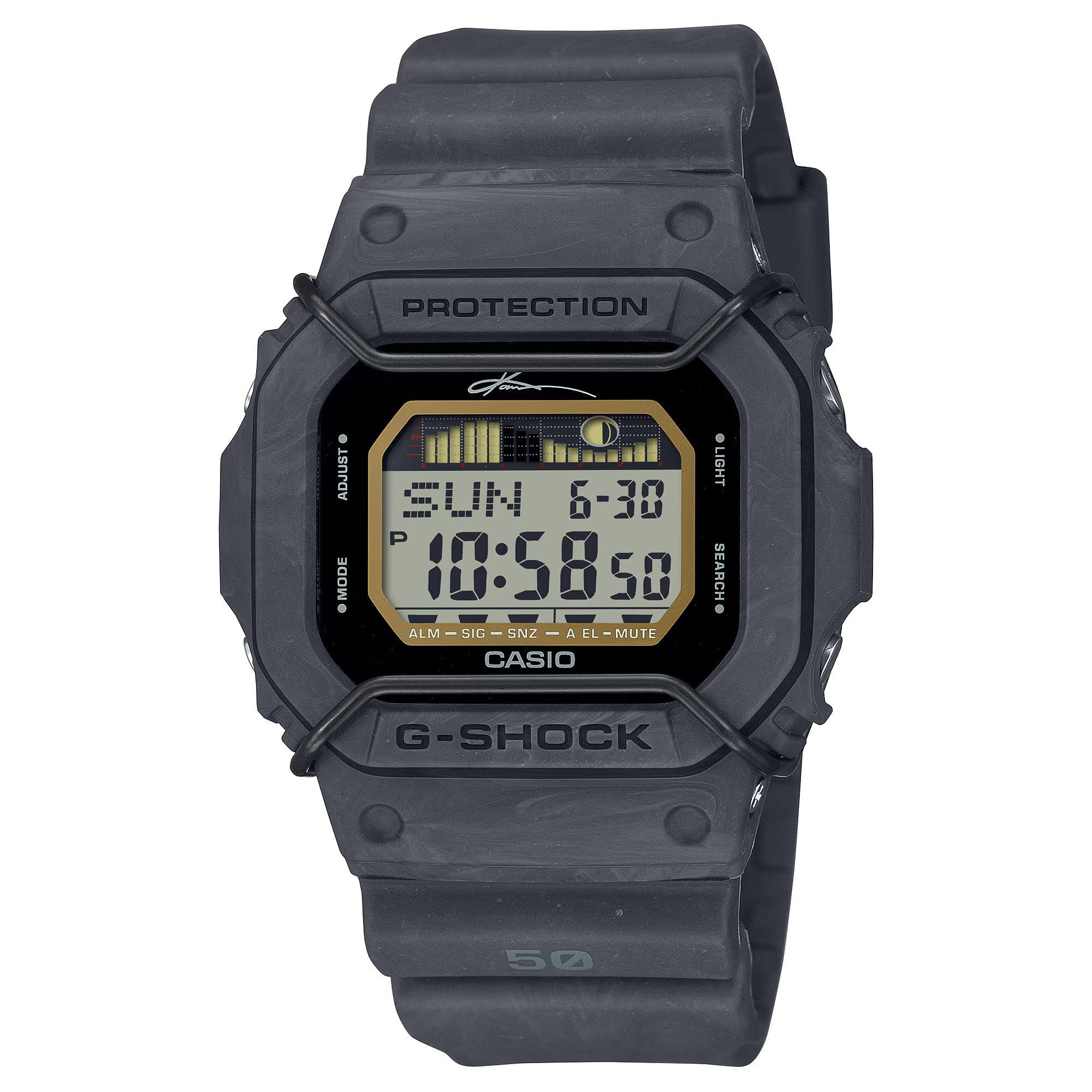Casio Reloj analógico de Cuarzo Unisex con Correa en GLX-5600KB-1ER, Correa
