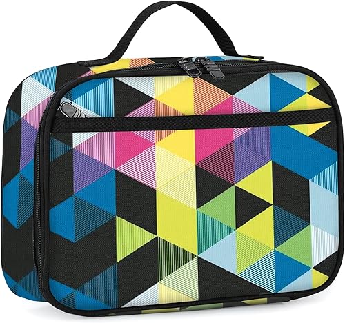 Miniatura 1 de rickyh style Bolsa de almuerzo, poliéster, 10 x 8 x 3.7 pulgadas, se adapta a 6 latas o almuerzo de una persona