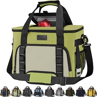 BALEINE Extra Large Leakproof Soft Cooler Bag - 60 Can Capacity, Collapsible Portable Cooler for Beach, Camping, Kayaking & Road Trips