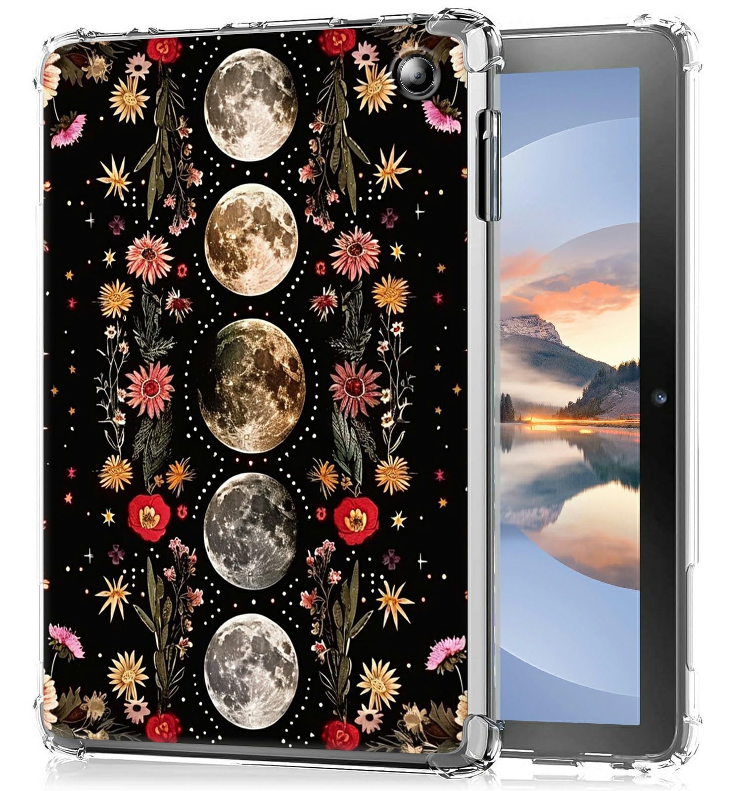 HEAKIERG Clear Case for Samsung Galaxy Tab A9+/A9 Plus 5G 11 Inch 2023 (SM-X210/X216/X218), Transparent TPU Silicone Protective Shell Shockproof Cover