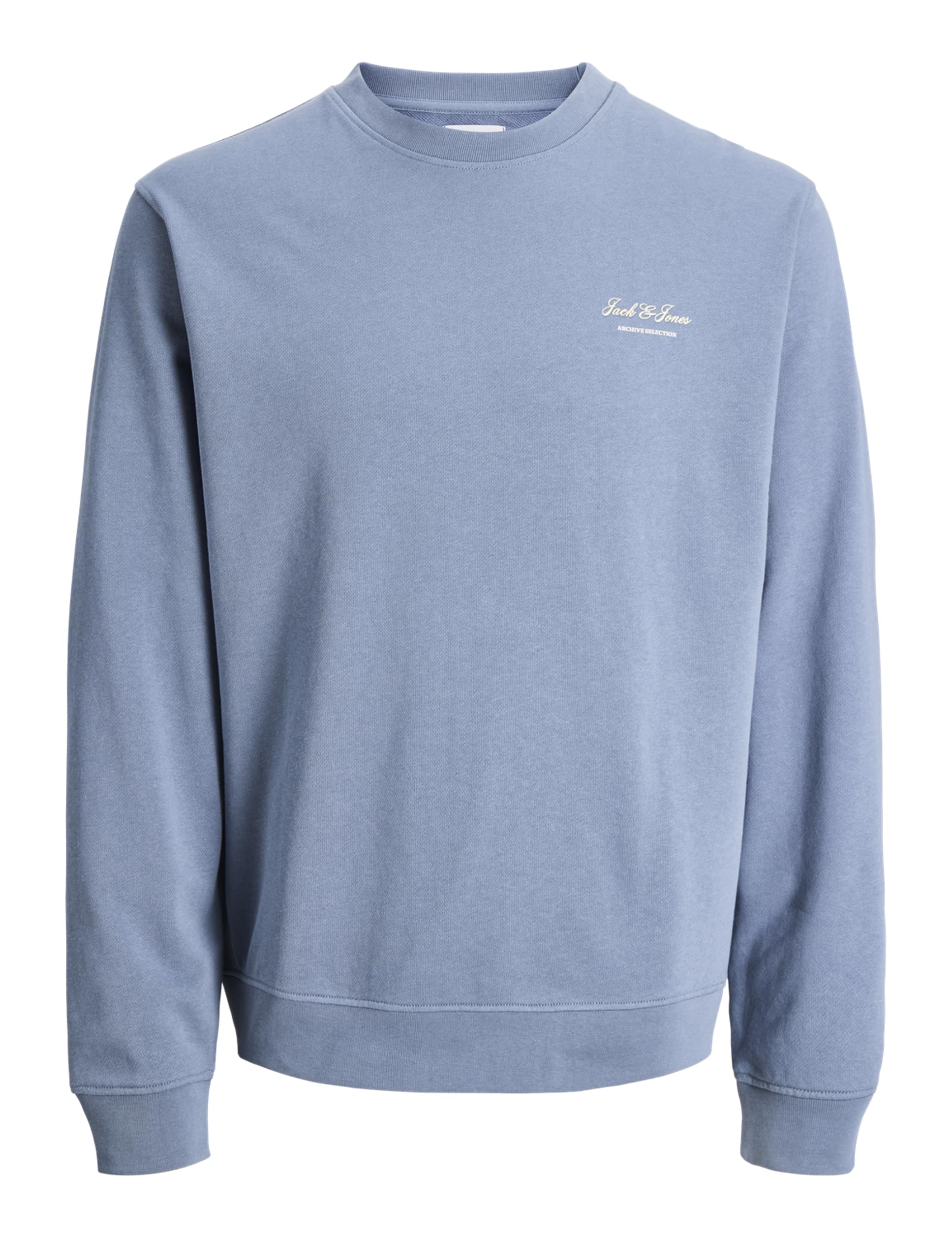 JACK & JONES Jjearchive Graphic Sweat Crew Neck Noos, Blue Mirage, M