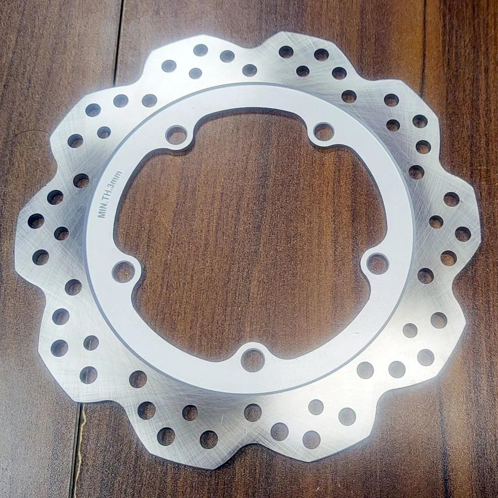 predolo Hinterradbremsrotor Motorrad Bremsscheibe Ersatz Metall Langlebiges Bremszubehör mit Zuverlässiger Sicherheit für NC700D CTX700 NC750