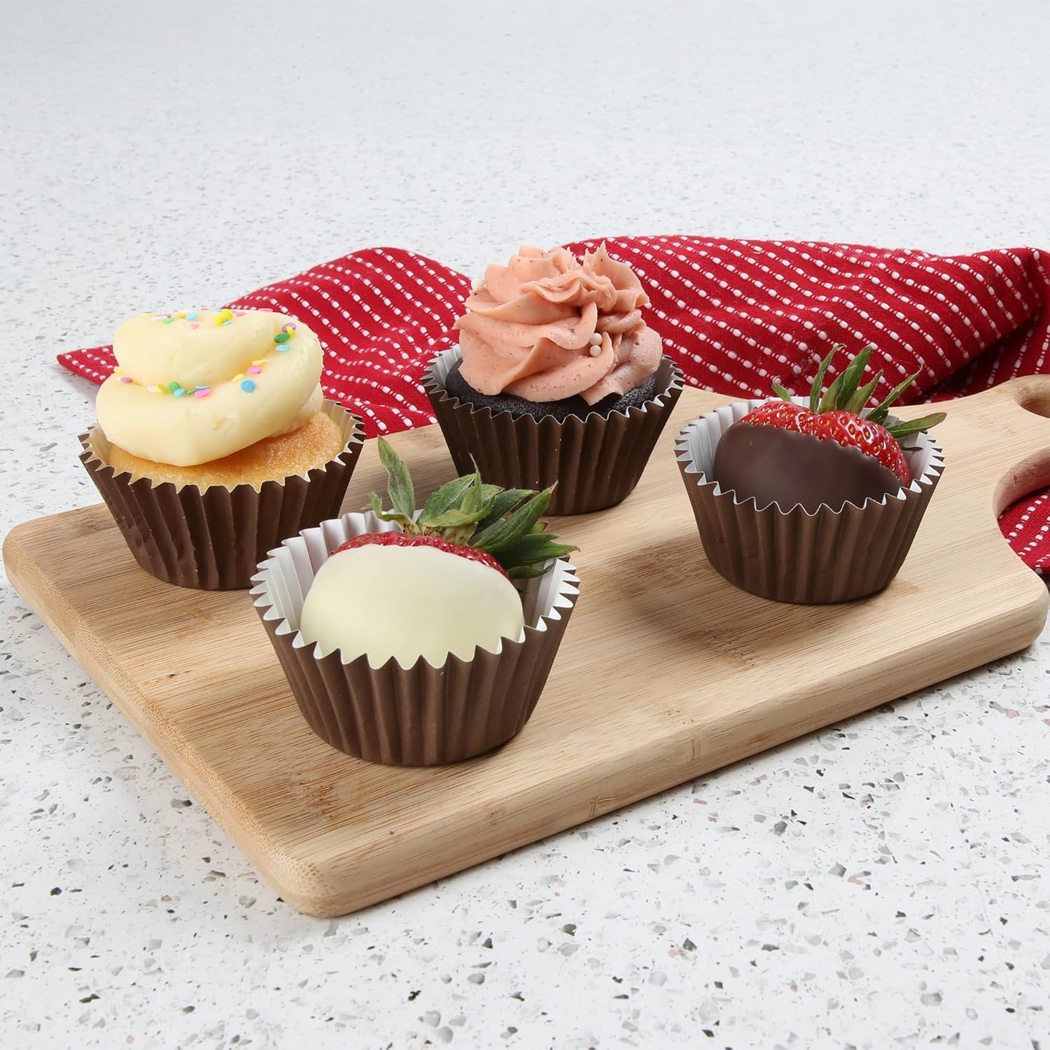 Cupcake Liners [Quantity 1300] use for Mini Cupcake/muffin Liners, Disposable Dessert Cup, Sample Cup and Disposable For Baking