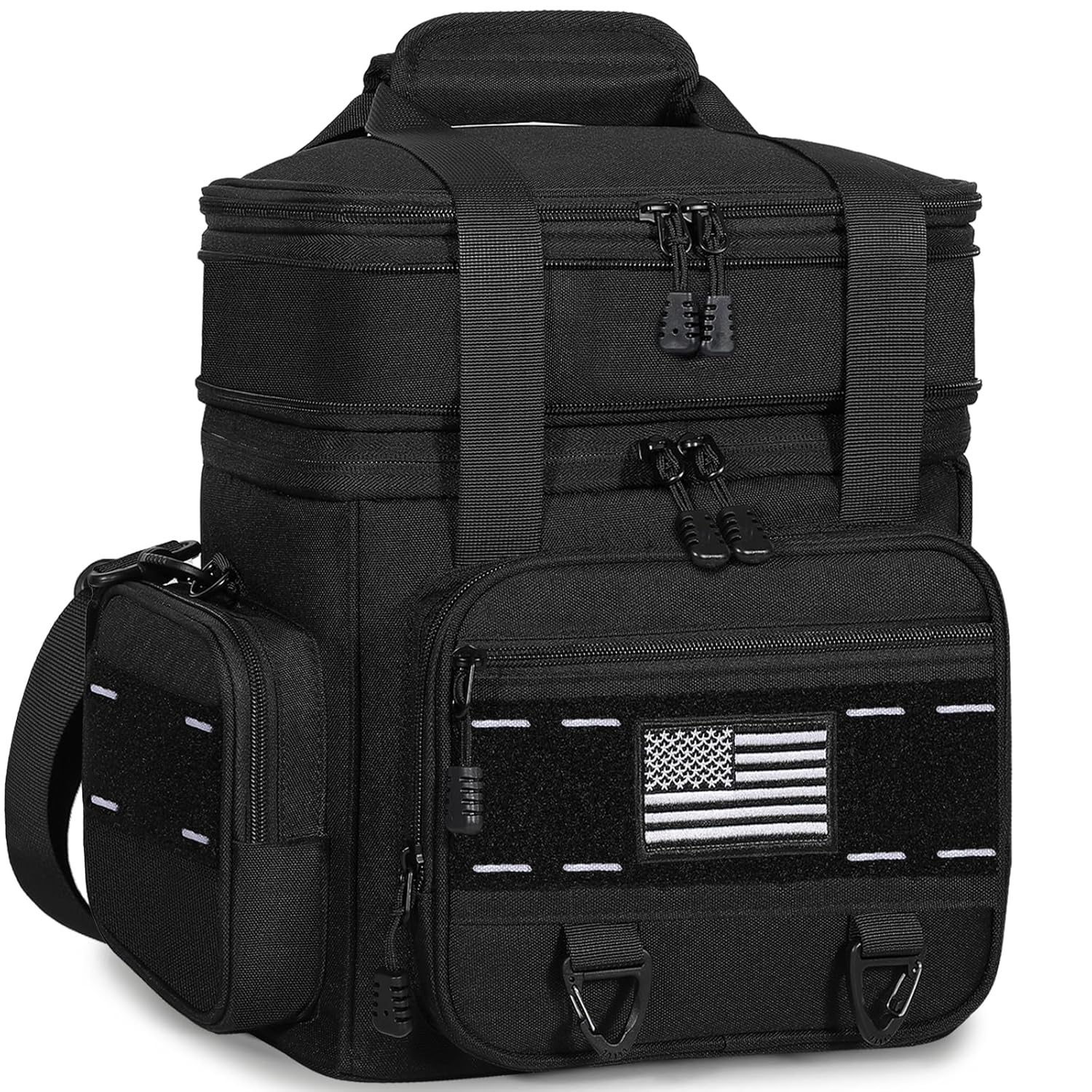 Expandable Tactical Lunch Box Large Insulated Lunch Cooler Bag Heavy Duty Leakproof Lunch Pail for Men Adults Work