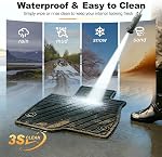 Floor Mats Fit for 2018-2024 Chevy Equinox (Not for EV), Custom Fit Waterproof Anti-Slip All Weather Protection 1st & 2nd Row Floor Liners for Chevrolet Equinox Accessories, Black