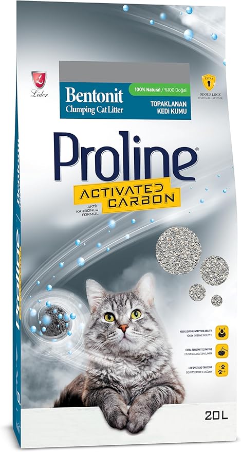 Proline Aktif Karbonlu Kedi Kumu 20 L