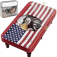 Vista 13 de Funda de cuero para mesa de billar de 8 pies, 8 pies, para exteriores e interiores, para proteger la mesa de billar, color rojo