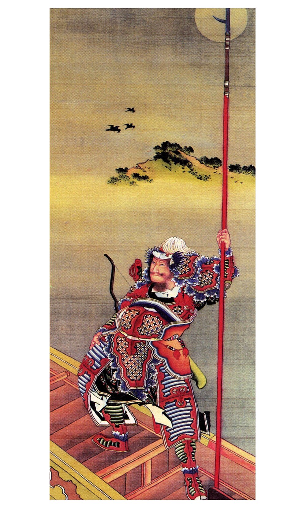 Bilderdepot24 Door Wallpaper Self Adhesive - Katsushika Hokusai - Samurai 90 x 200 cm - One Piece Door Sticker Door Film Door Poster - Painter Old Masters Artwork Japan Artist Culture