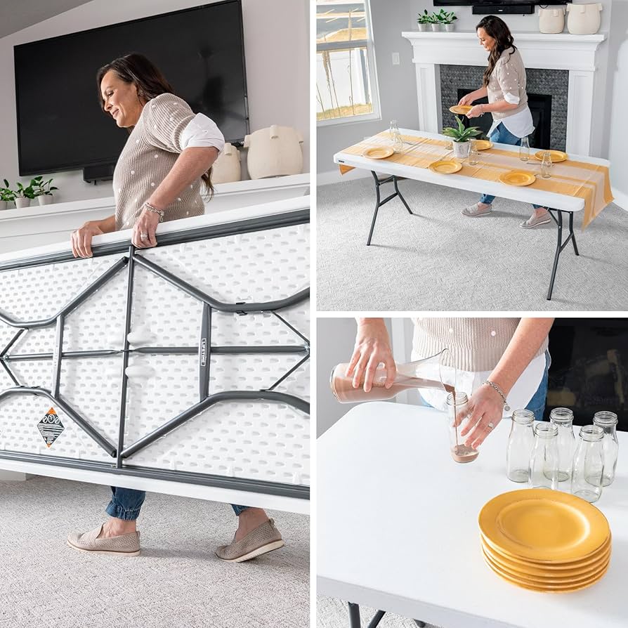 Amazon.com: LIFETIME PRODUCTS 2924 Fold Table, 30