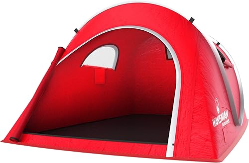 Miniatura 4 de Wakeman Outdoors - Tienda de campaña desplegable para 2 personas, resistente al agua, estilo barril para acampar con mosca de lluvia y bolsa de