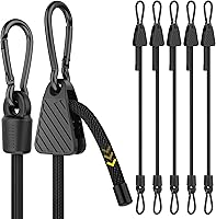 Vista 18 de Cuerdas Elásticas con Ganchos, Actualización Surtido de 12 Piezas de Servicio Pesado para Exteriores con Cuerdas Elásticas Ajustables de 48