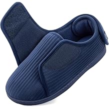 HomeTop Womens Adjustable Comfort Slippers with Memory Foam House Shoes