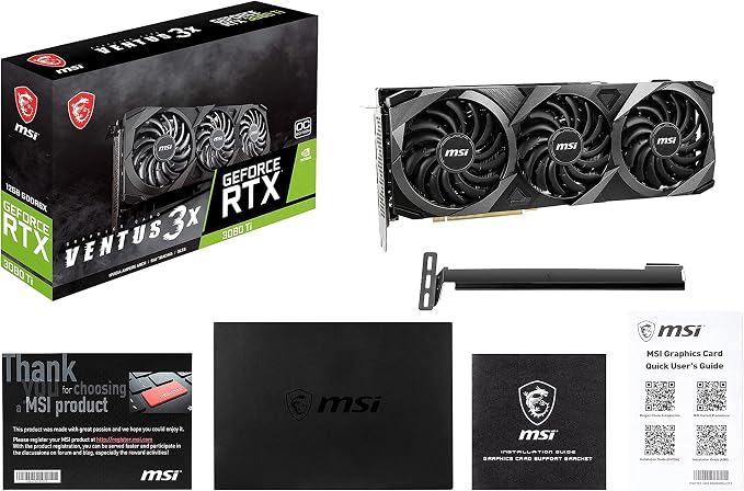 MSI GeForce RTX 3080 Ti Ventus 3X 12GB GDDR6X miniatura 7