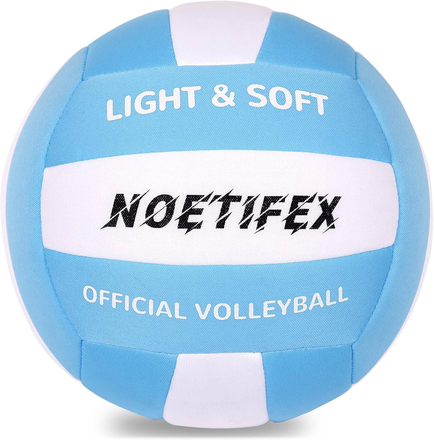 Soft Volleyball-Super Soft Fabric Light Volleyball for Indoor Practice Safe and Quiet Kids Youth Beginners House Yard Training Practice