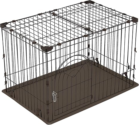 iris pet wire dog crate