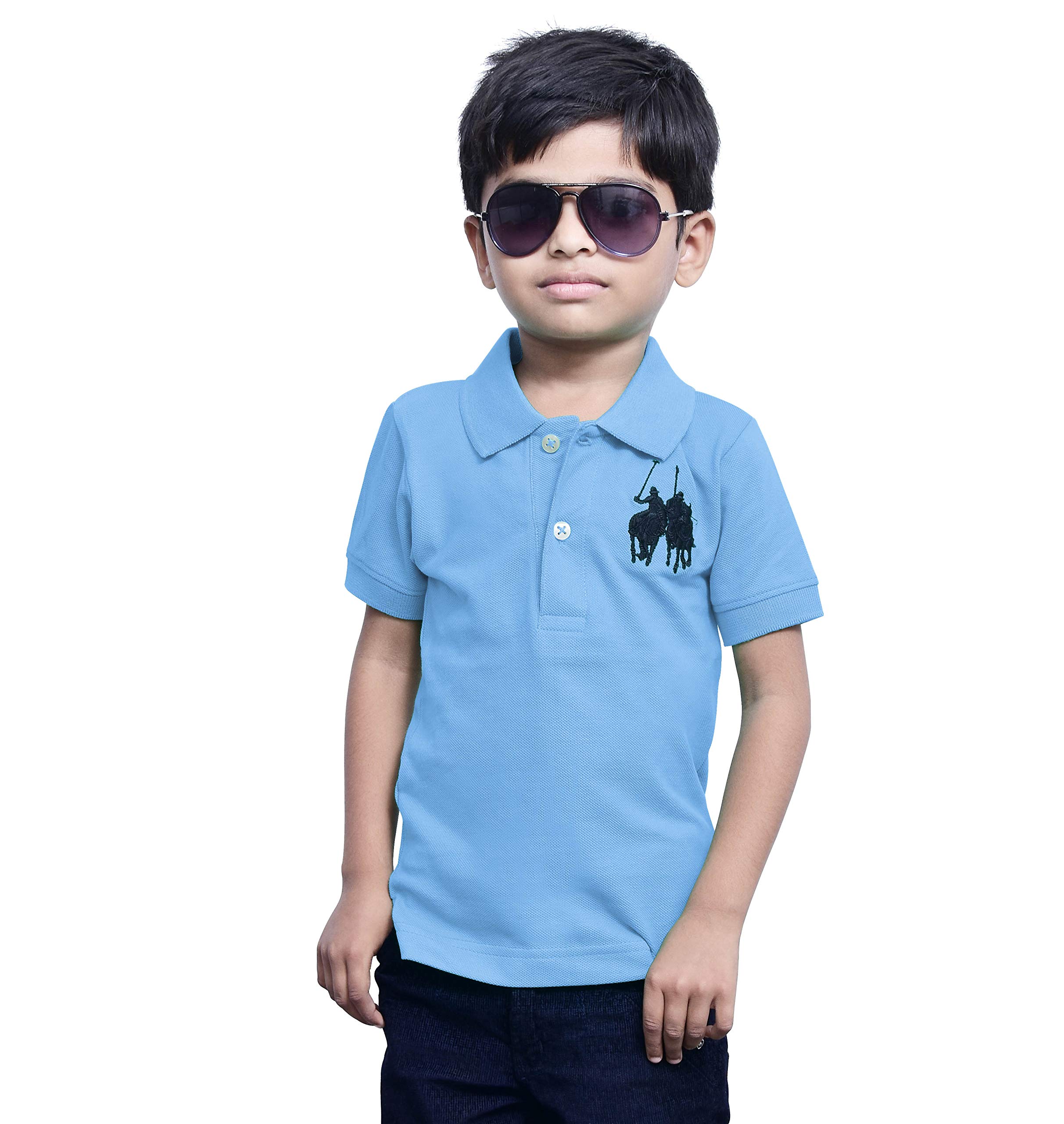 doodad Junior Boys' Plain Regular Fit T-Shirt