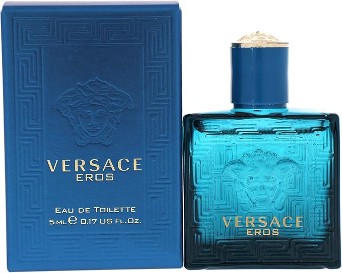 Versace Eros Eau de toilette, 0.17 Oz (5 ml) Salud y