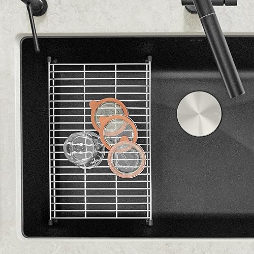 Miniatura 3 de BLANCO Rejilla de fregadero de acero inoxidable 233542 Precis