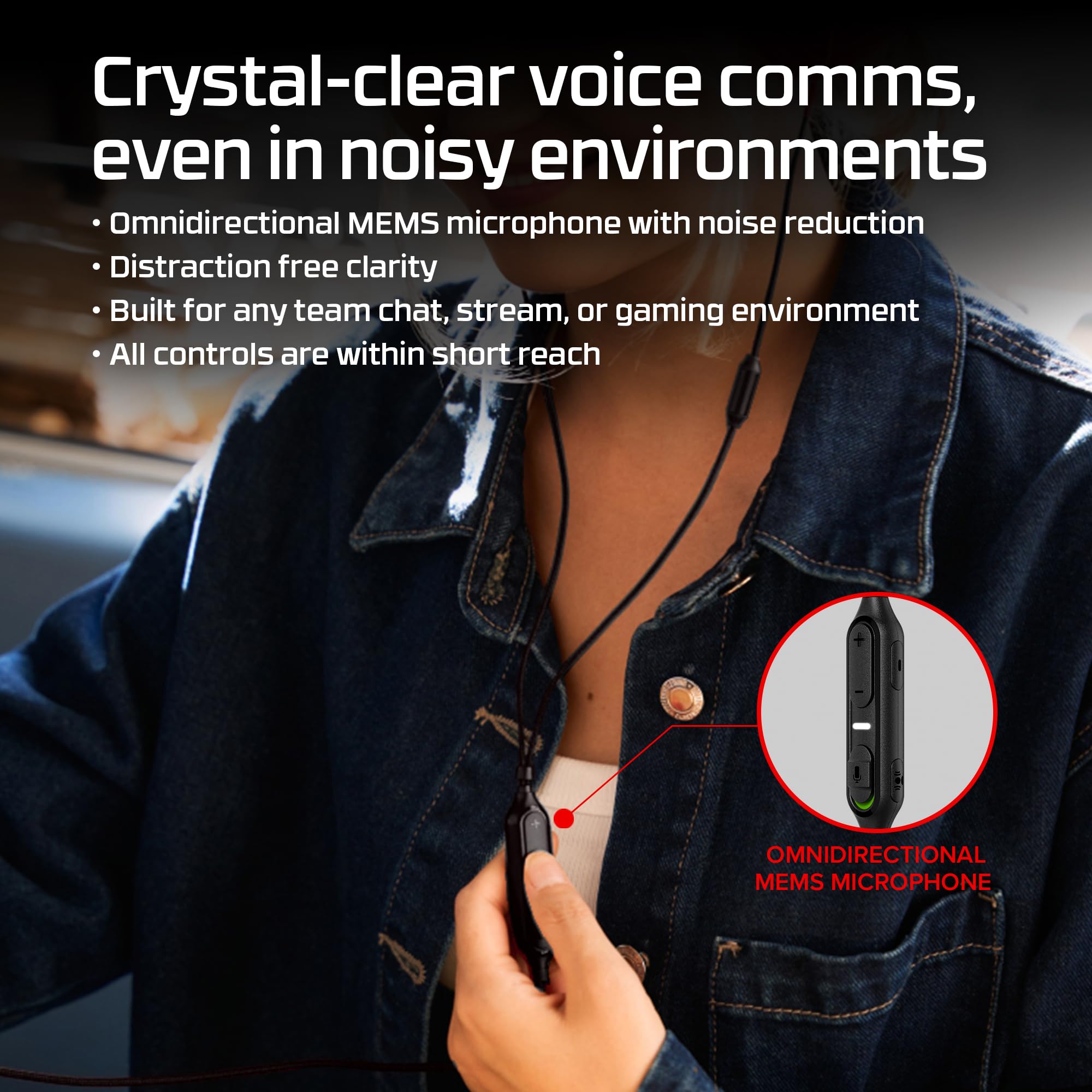 HyperX Cloud Earbuds III S - wieloplatformowy kabel USB, dźwięk przestrzenny, 4 rozmiary, mikrofon z redukcją szumów, czarny