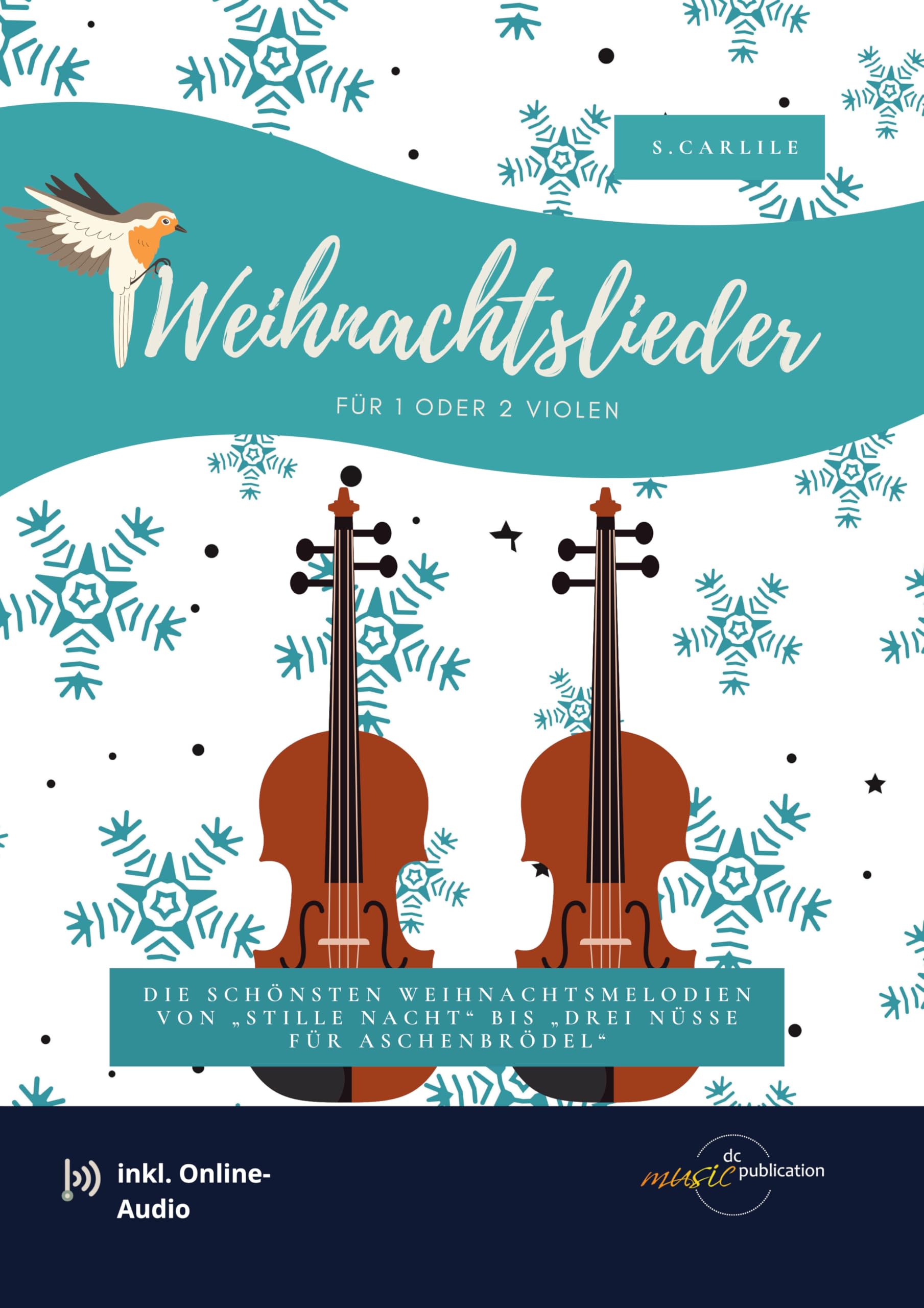 Christmas songs for 1-2 violas (violas), slightly arranged including download