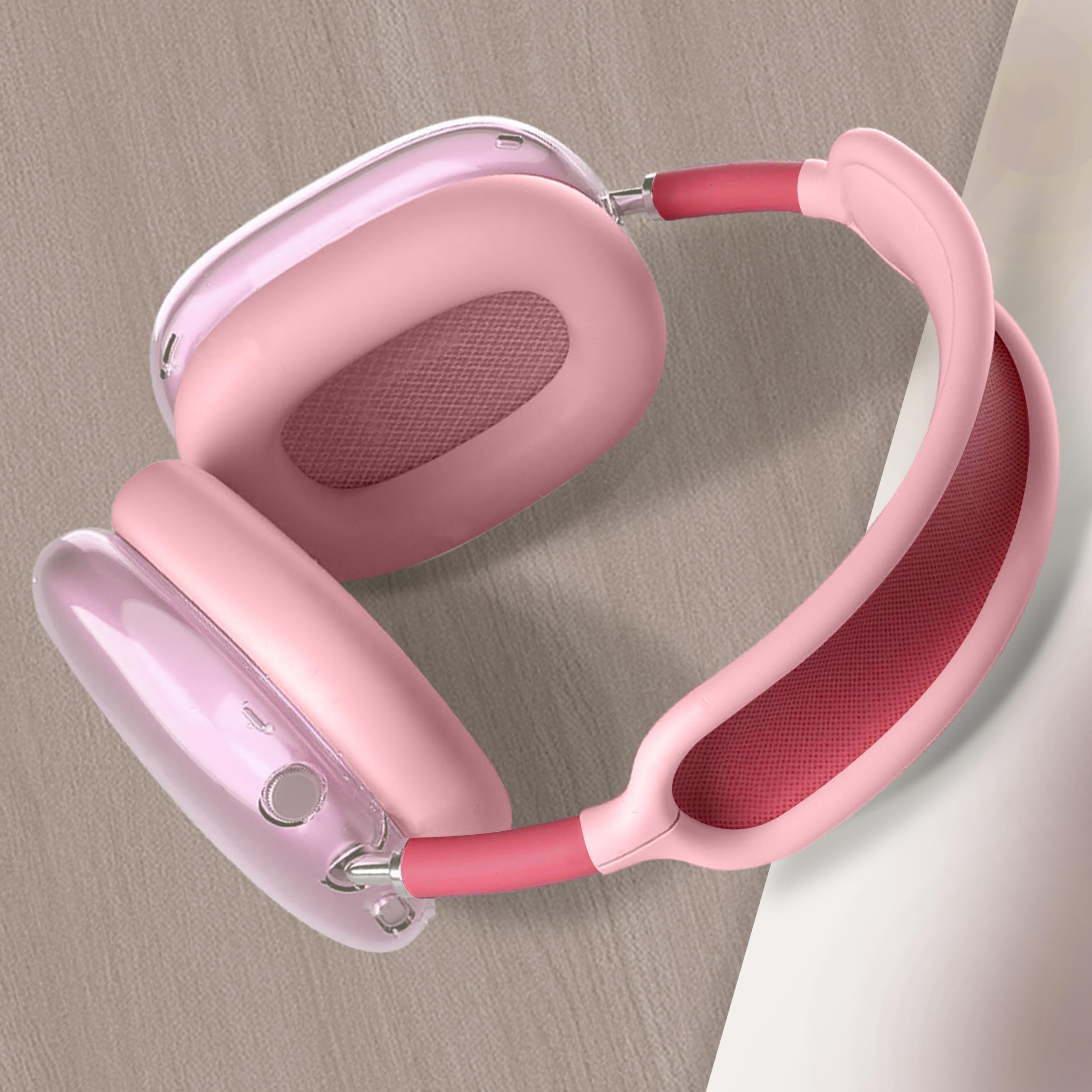 Aiivioll Apple AirPods Max (Pembe) için 3'ü 1 Arada Kulaklık