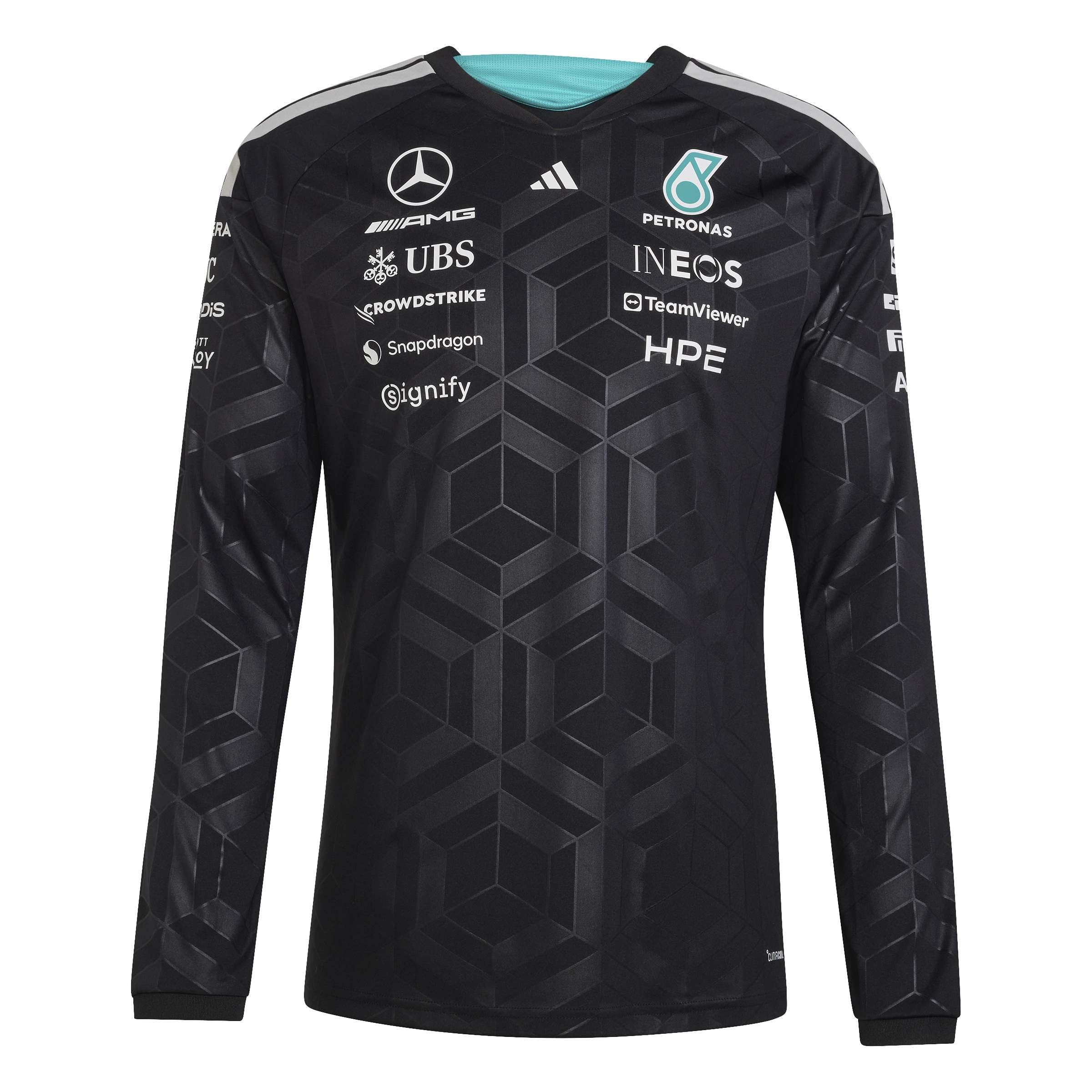 adidas Hombre Mercedes - Amg Petronas Formula 1 Team Driver Jersey Longsleeve Shirt