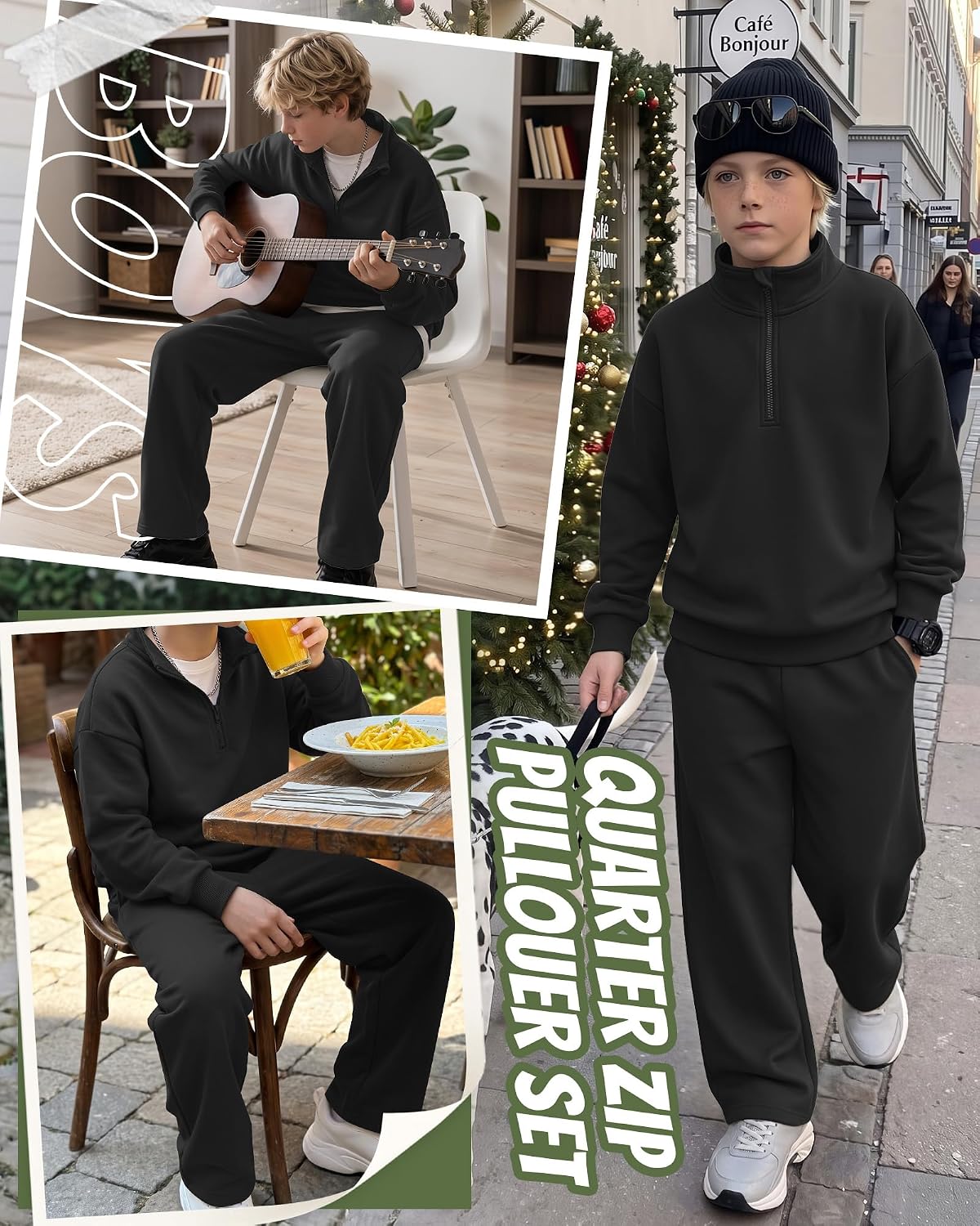 Boys Sweatsuit Outfits Kids 2 Piece Set