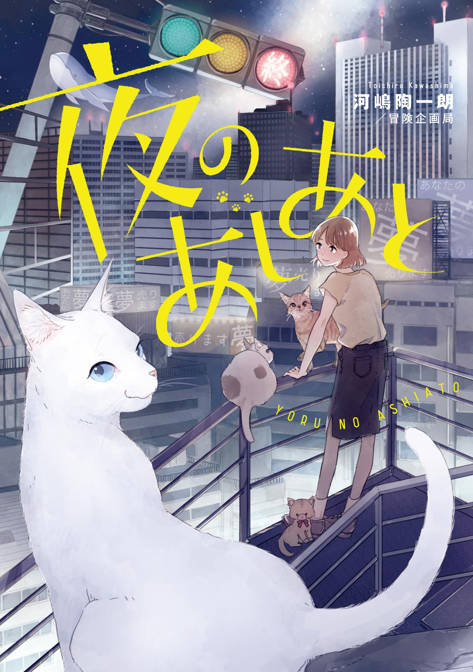 Amazon.co.jp: 夜のあしあと : 河嶋陶一朗/冒険企画局, くじょう: 本