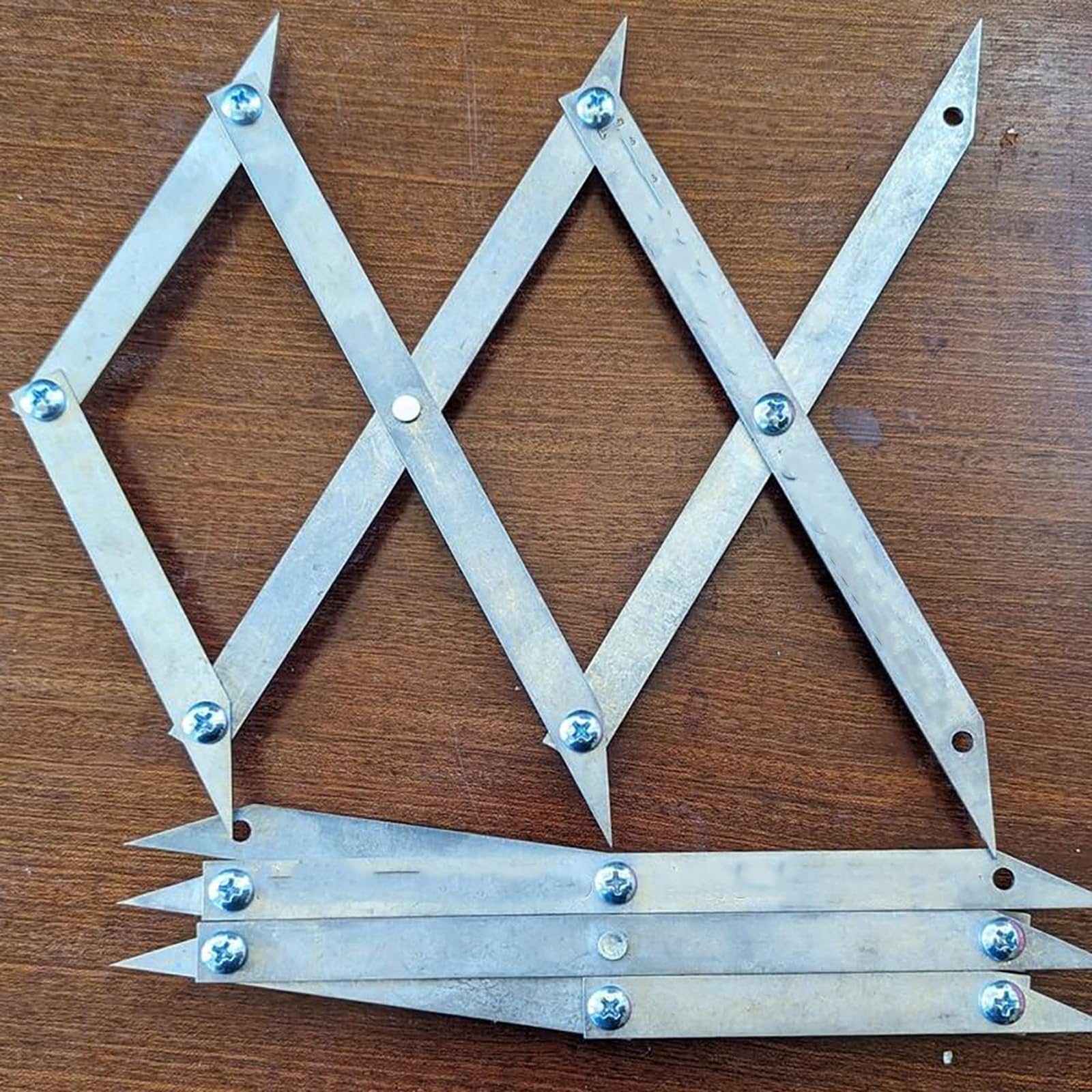 Picket Master Pro 3 Point Center Finder para mediciones precisas, Herramienta de búsqueda de centros de Acero Inoxidable, medición equidistante, para soldar y carpintería 3pcs