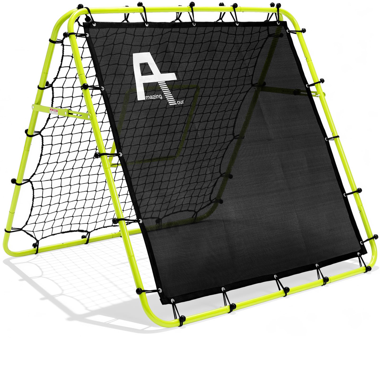 Doppelseitige Rebounder Net Fußball Training Ausrüstung, 100/120/180cm, Fußball Tor Kickback Ziel justierbar für Kinder Spiel Lehre Übung Ausrüstung, Einstellbare tragbare Sport Netze für Garten