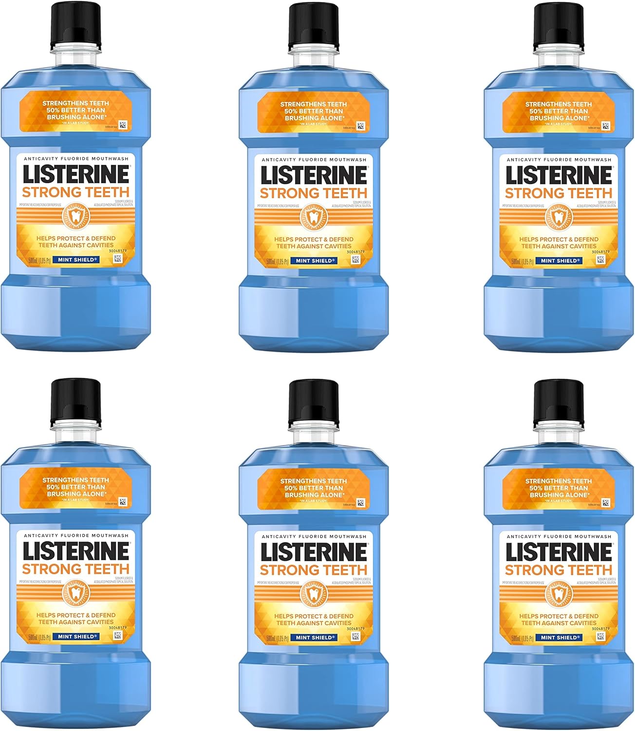 Listerine Strong Teeth Anticavity Fluoride Mouthwash with