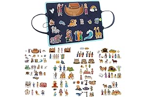 12 Pack Bible-Themed Felt Board Stories for Kids