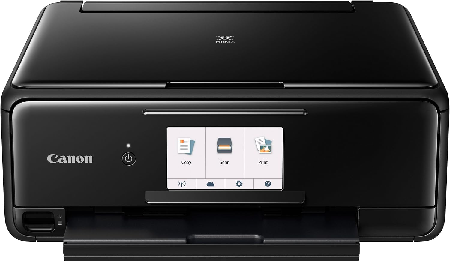 Canon Office Products TS8120 Wireless All-In-One Printer with Scanner and Copier: Mobile and Tablet Printing, with Airprint(TM) and Google Cloud Print compatible, Black, Works with Alexa