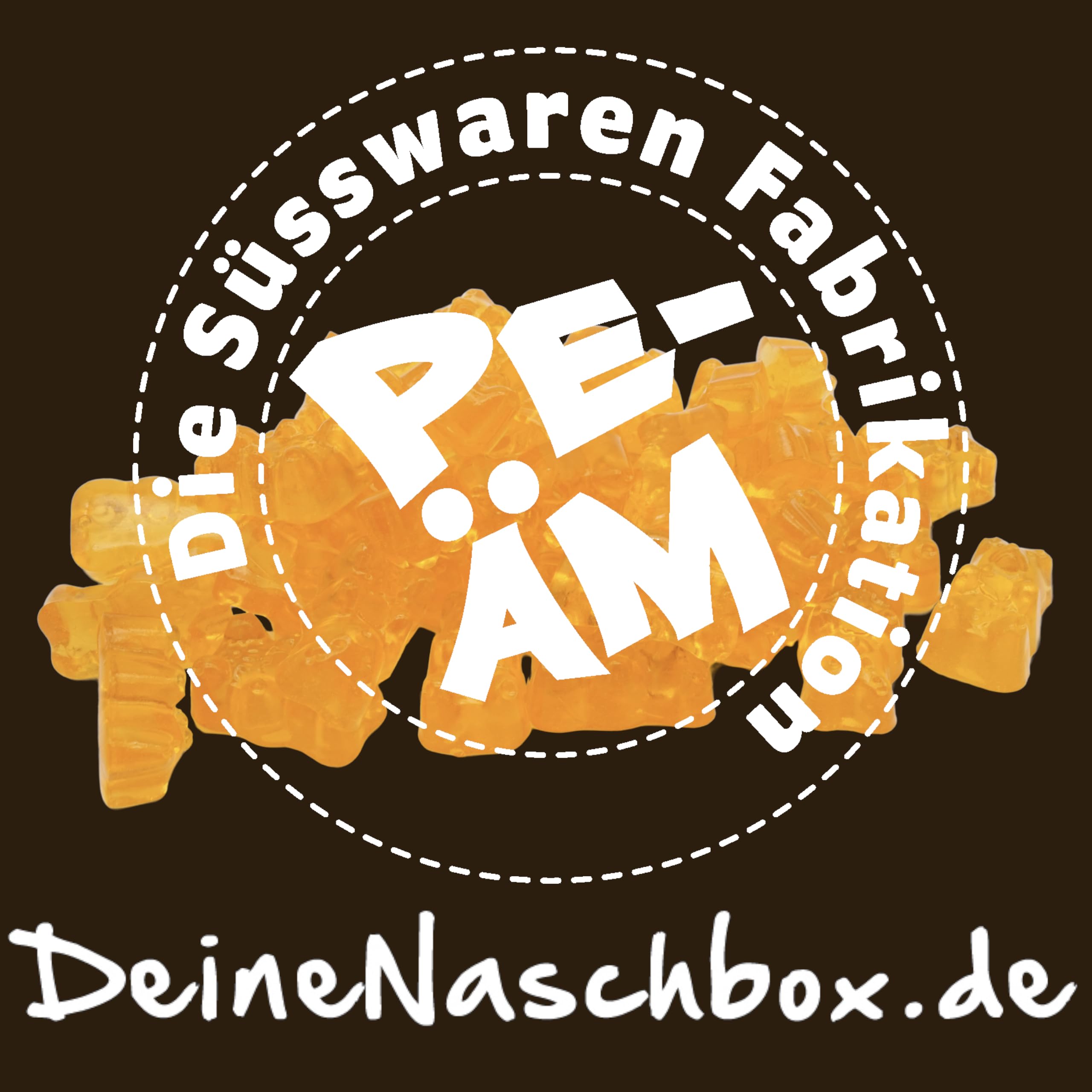 PE ÄM | Zuckerfreie Fruchtgummi Orange Bärchen |3kg Mega Pot | XXL Pack für Party, Candybar & als Geschenk | Süß & Saftig | Premiumfruchtgummi