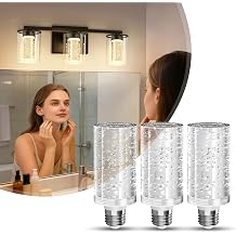 Briignite LED Light Bulbs, 3000K Dimmable Decorative Bubble Light Bulb