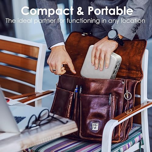 Miniatura 7 de Micro PC de escritorio Linux, AMD Ryzen 7 5700U Mini PC (8C16T, hasta 4.3Ghz), 8GB DDR4 RAM 256GB PCIe SSD Mini PC para juegos 4K triple pantalla