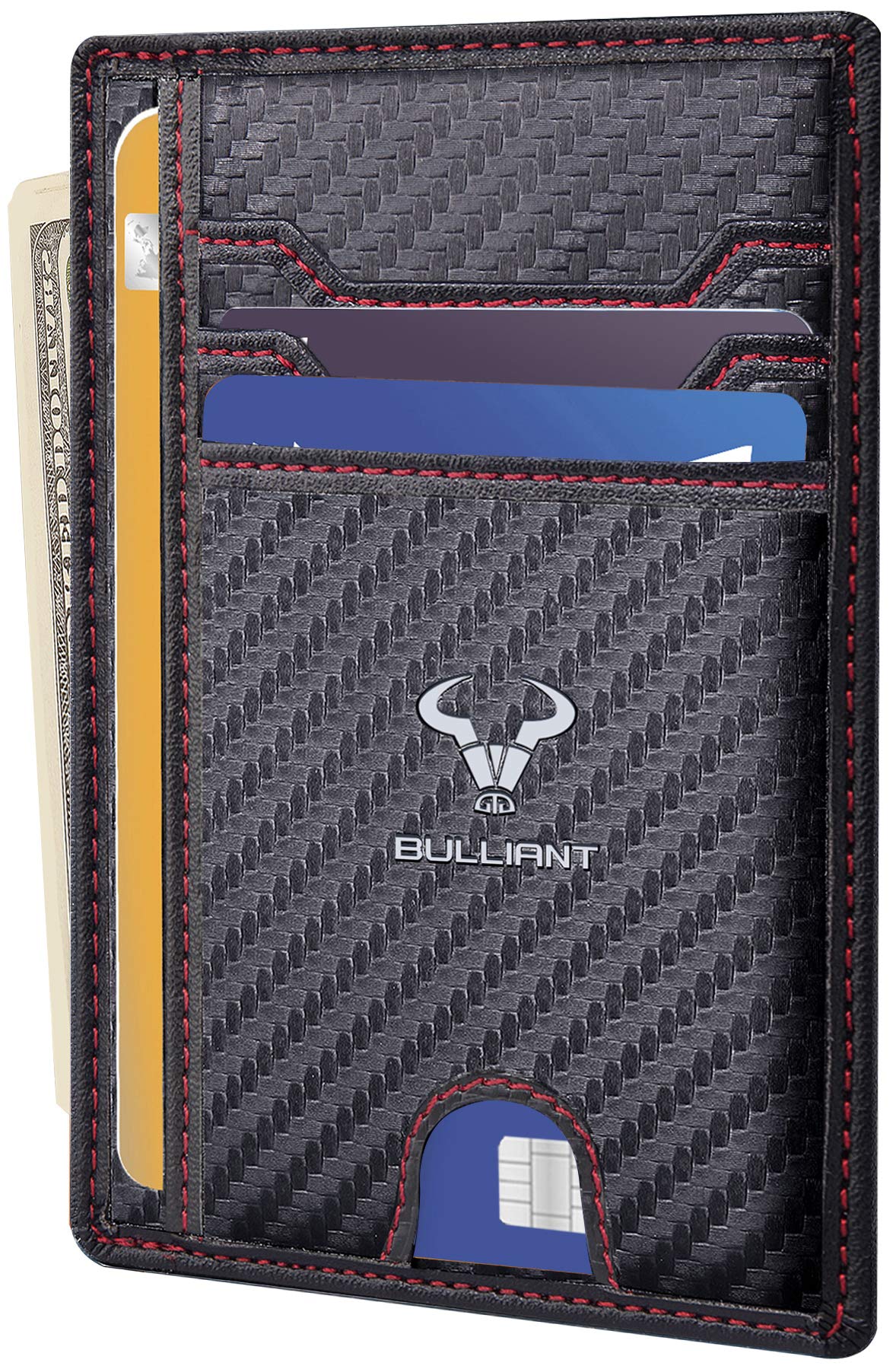 Buy BULLIANTSlim Wallet Men, Skinny Minimal Thin Front Pocket Wallet