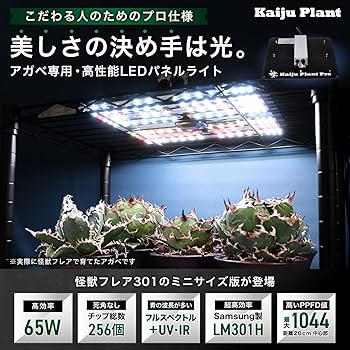 Kaiju Plant 怪獣フレア301 ホワイト　12植物育成ライトパネル Amazon.co.jp: Kaiju Plant 怪獣フレア301W(ホワイト) 120W 室内