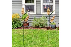 2 Pcs Metal Corn Garden Stakes: Fall Decor Your Yard